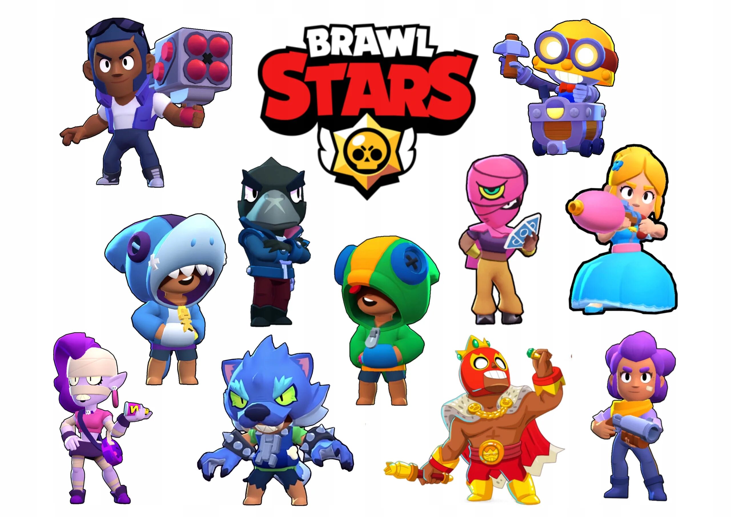 Brawl Stars герои. Браво старс персы. БРАВЛ старш персонажи. Герои БРАВЛ старс для торта.