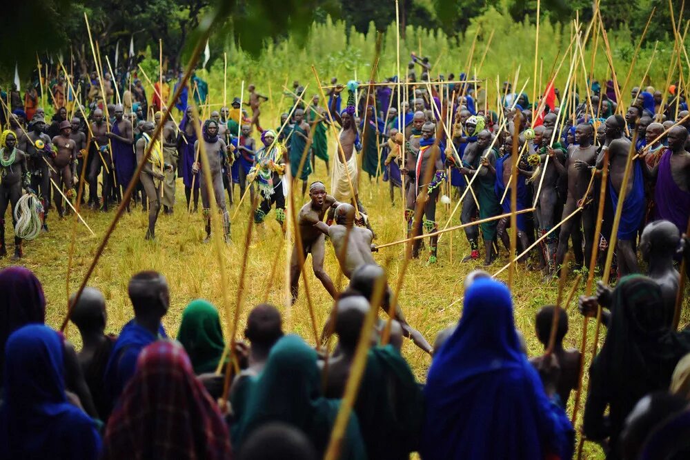 Коренные жители Эфиопии. Средневековая Эфиопия. Племена Эфиопии. Враждующие племена.