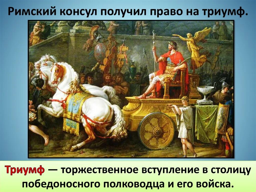 Торжественное вступление в столицу
