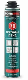 Пена монтажная donewell 70