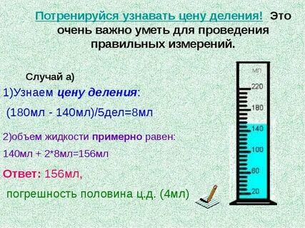 Как посчитать цену деления