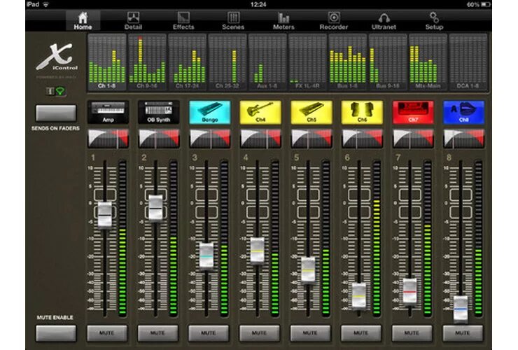 Приложение x air. Behringer x32 интерфейс. пульт беренджер х32. приложение x32 behringer. behringer pmx 2000 эквалайзер.
