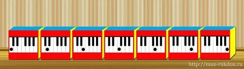 Музыкальная игра кубики загадки