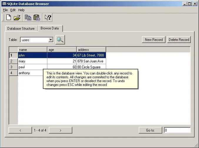 Sqlite browser на русском. Интерфейс ввода данных. database browser. sqlite. sqlite database browser.