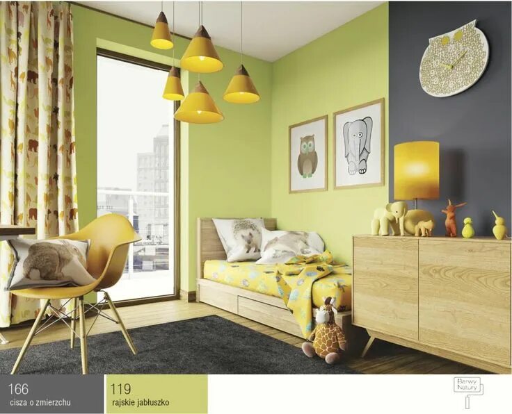 Moderno, fresco y muy alegre: un hogar para una familia con dos hijos Decoración