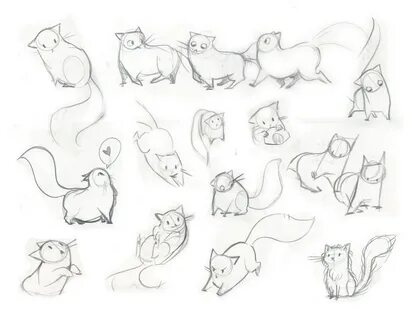 Рисовка котика