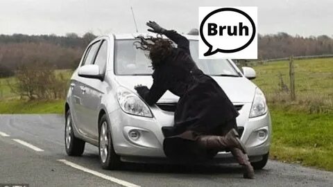 When you cross the street on foot
