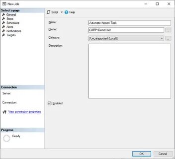 Jobs config