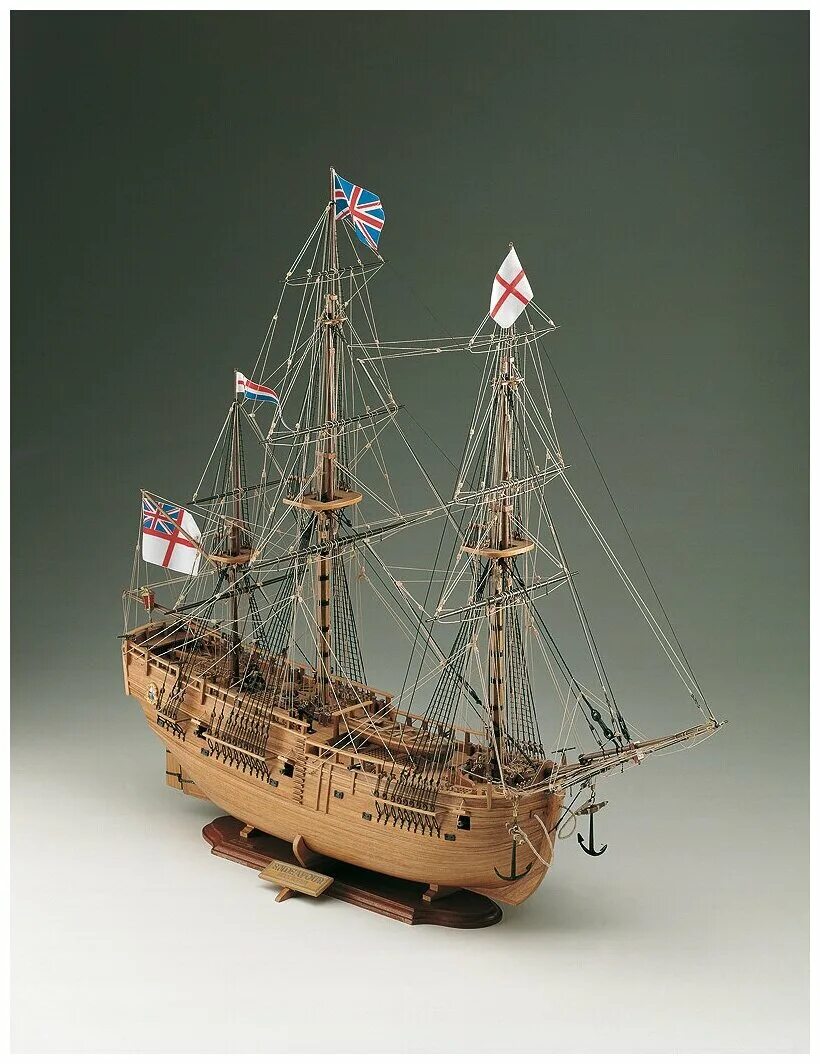 Сборные модели парусников из дерева. Модель HMS Bellona. Парусники модели Endeavor, HMS, 1764. Модель корабля Bellona масштаб 1 100. HMS Endeavour масштаб 1:60.