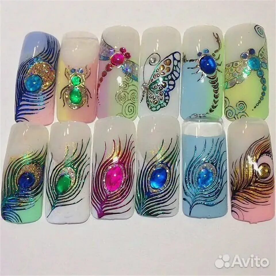 Arabic nails Pretty nail art designs, Manicure nail designs, Stone nail art