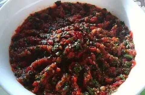 Аджика по грузински с орехами