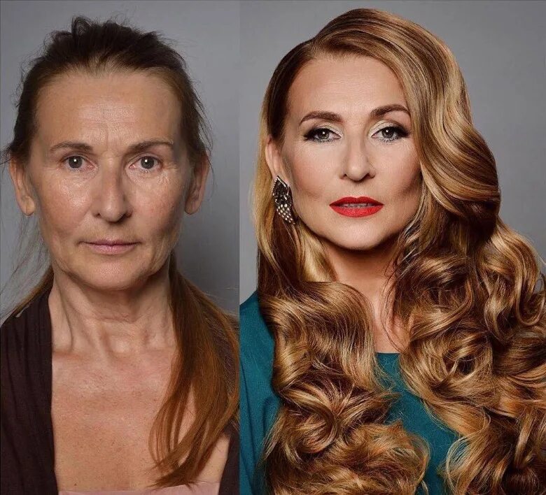 Макияж Преображение до и после. Макияж для взрослой женщины. Женщина без макияжа. Макияж для женщины в возрасте.