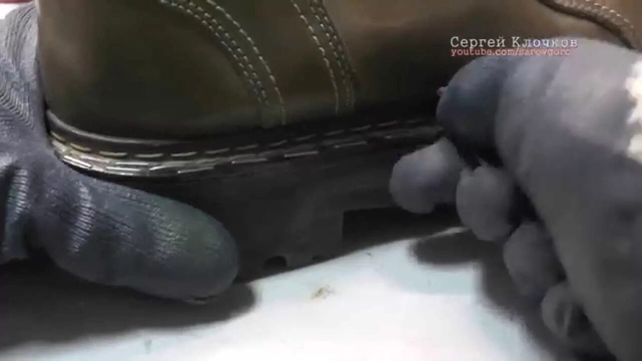 Как заклеить сапоги