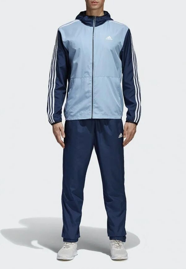 Ламода мужской спортивный. Спортивный костюм adidas MTS WVN eb7651. Костюм адидас 2018 синий мужской. Спортивный костюм адидас мужской синий. Адидас костюм s22466 awv002.