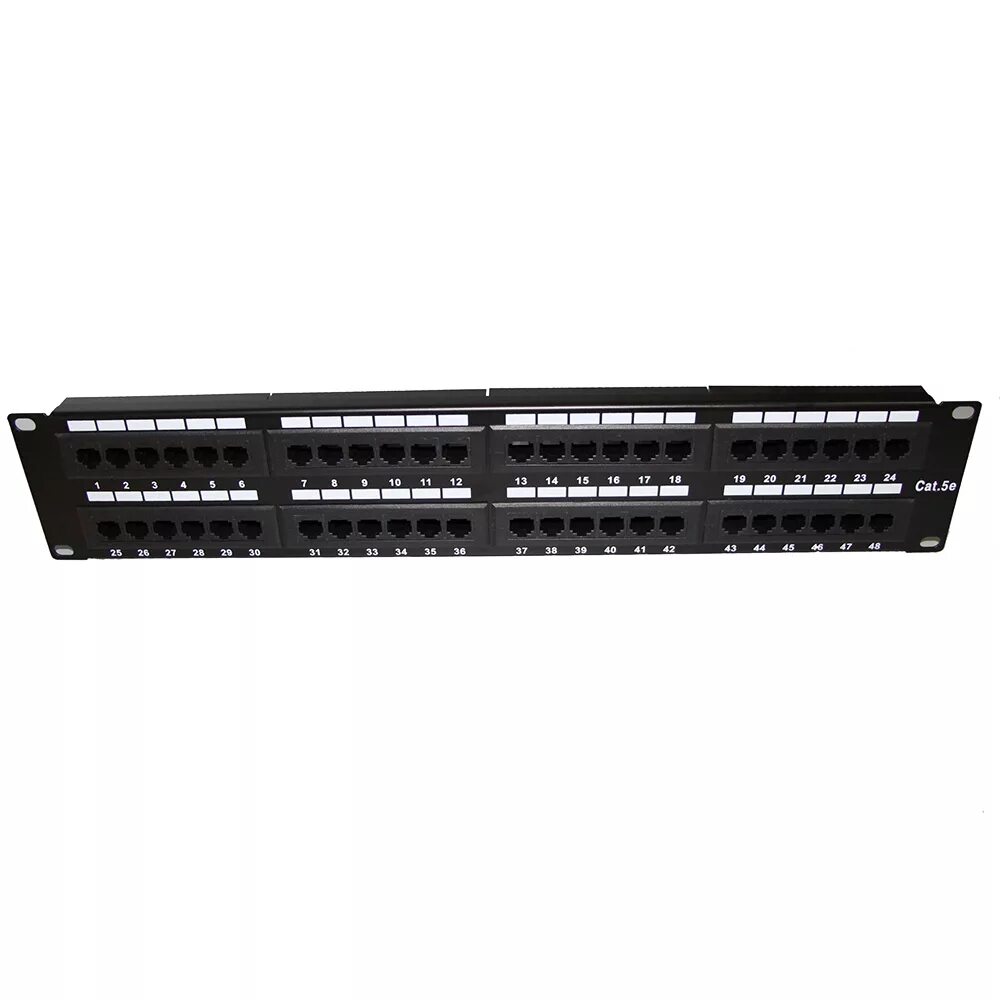 Патч панель utp 48 портов 5е. Cat5e 1u, 48 портов, utp, rj45. панель коммутационная оптическая 19 дюймов. патч-панель 48 портов 1u. кабельный органайзер 48 портов.