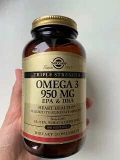 Солгар тройная омега 3 950мг