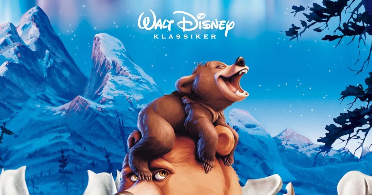 Уолт Дисней братец медведь. Братец Медвежонок Кенай человек. Brother Bear 2003. Братец Медвежонок Кенай медведь.