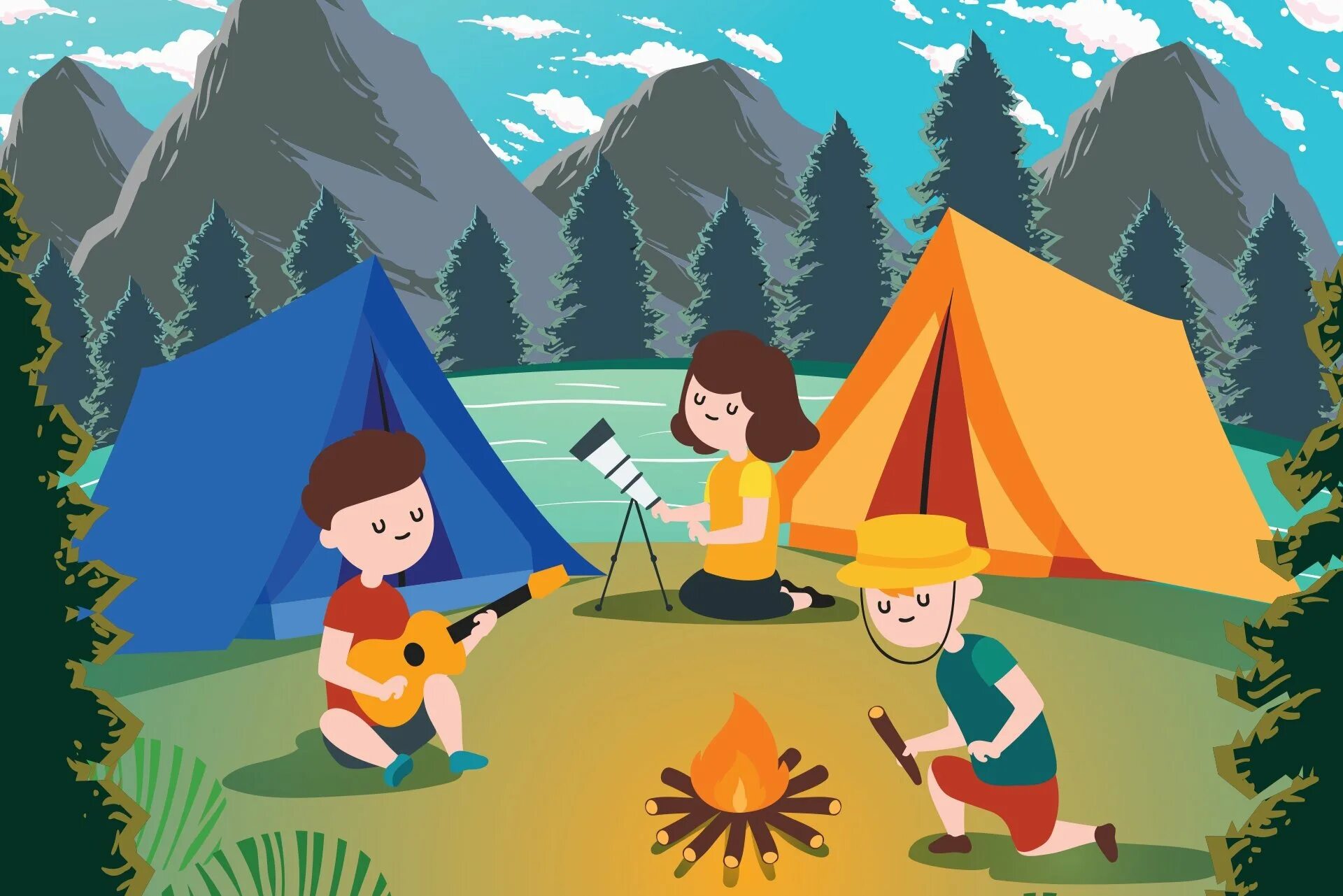 Camping for kids