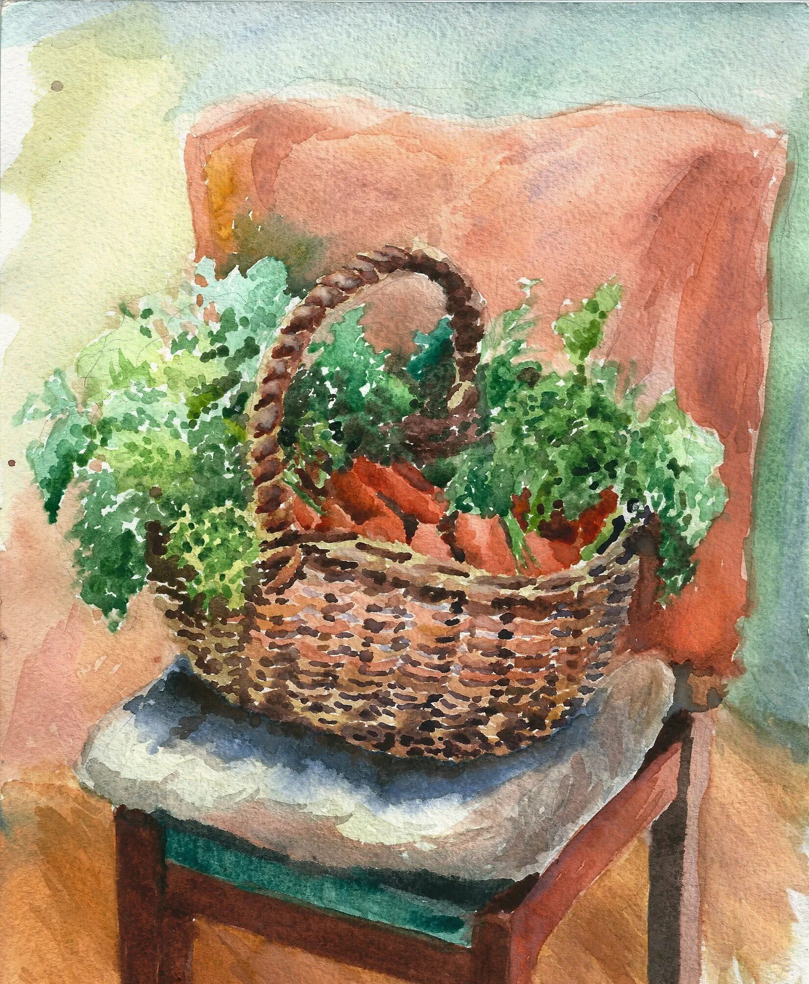 Картина корзина. Корзинка живопись. Корзинка акварелью. Корзина гуашью. Плетеная корзинка акварелью.