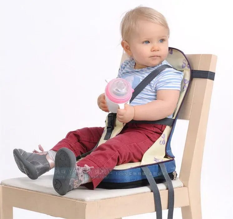 Mummy chair. Booster Seat мобильный стульчик бустер для кормления. Переносное сиденье для ребенка. Стул «малыш». Детский стульчик на стул.