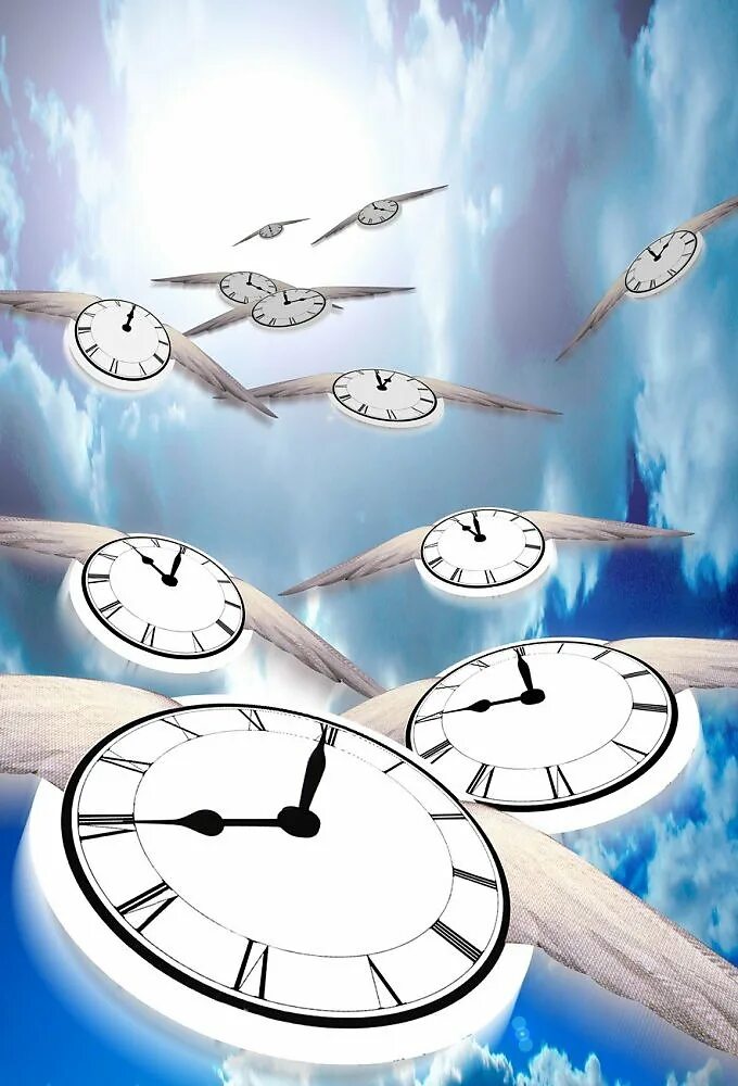 Про быстро летящее время. Часы летят. Время летит. Часы улетают. Летающие часы.