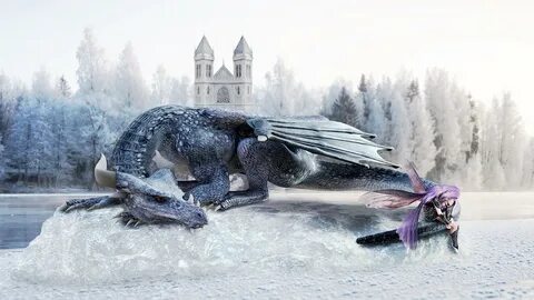 Дракон зимой