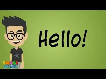 По английски будет hello