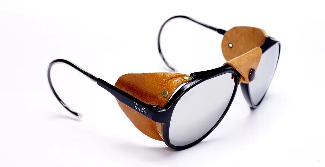 Очки Vintage Sunglasses ray ban. Очки Flip up мужские ray ban. Ray ban кожаная оправа. Мужские очки кожаные