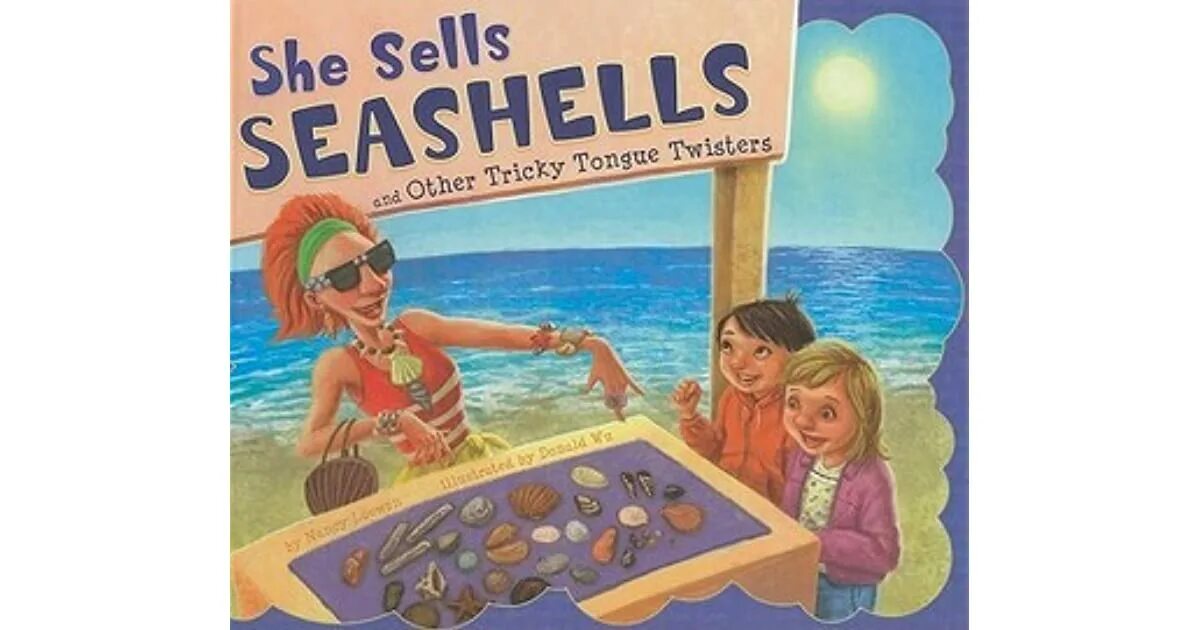 Sells seashells. She sells Seashells by the Sea скороговорка. She sells Seashells on the Seashore скороговорка. Seashells on the Seashore скороговорка. Скороговорки на английском she sells Seashells.
