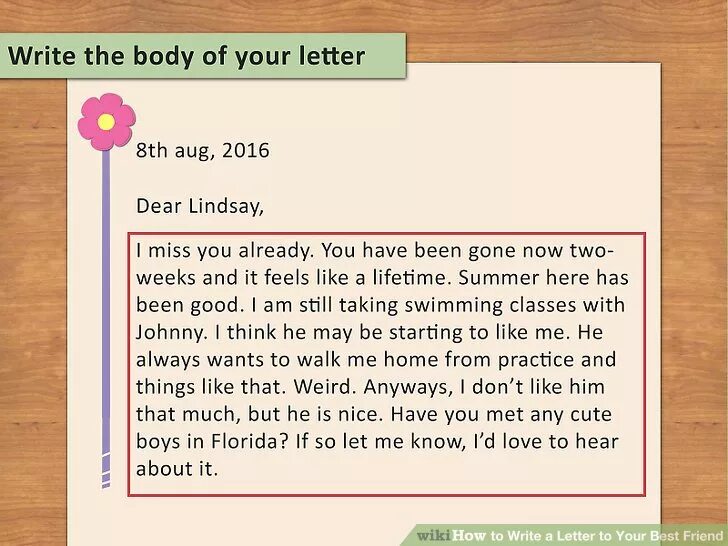 Write short magazine entry. To write a Letter. Writing a Letter to a friend. Letter to your friend. Write a Letter to your friend.