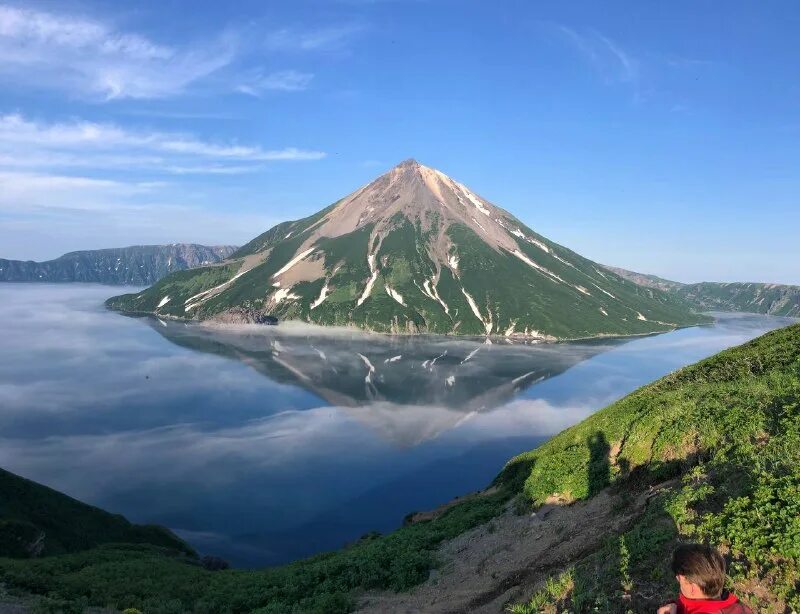 вулкан креницына, курильские острова. вулкан креницына курильские острова извержение. вулкан креницына восхождение. вулкан креницына курильские острова фото. пик креницына действующий вулкан.