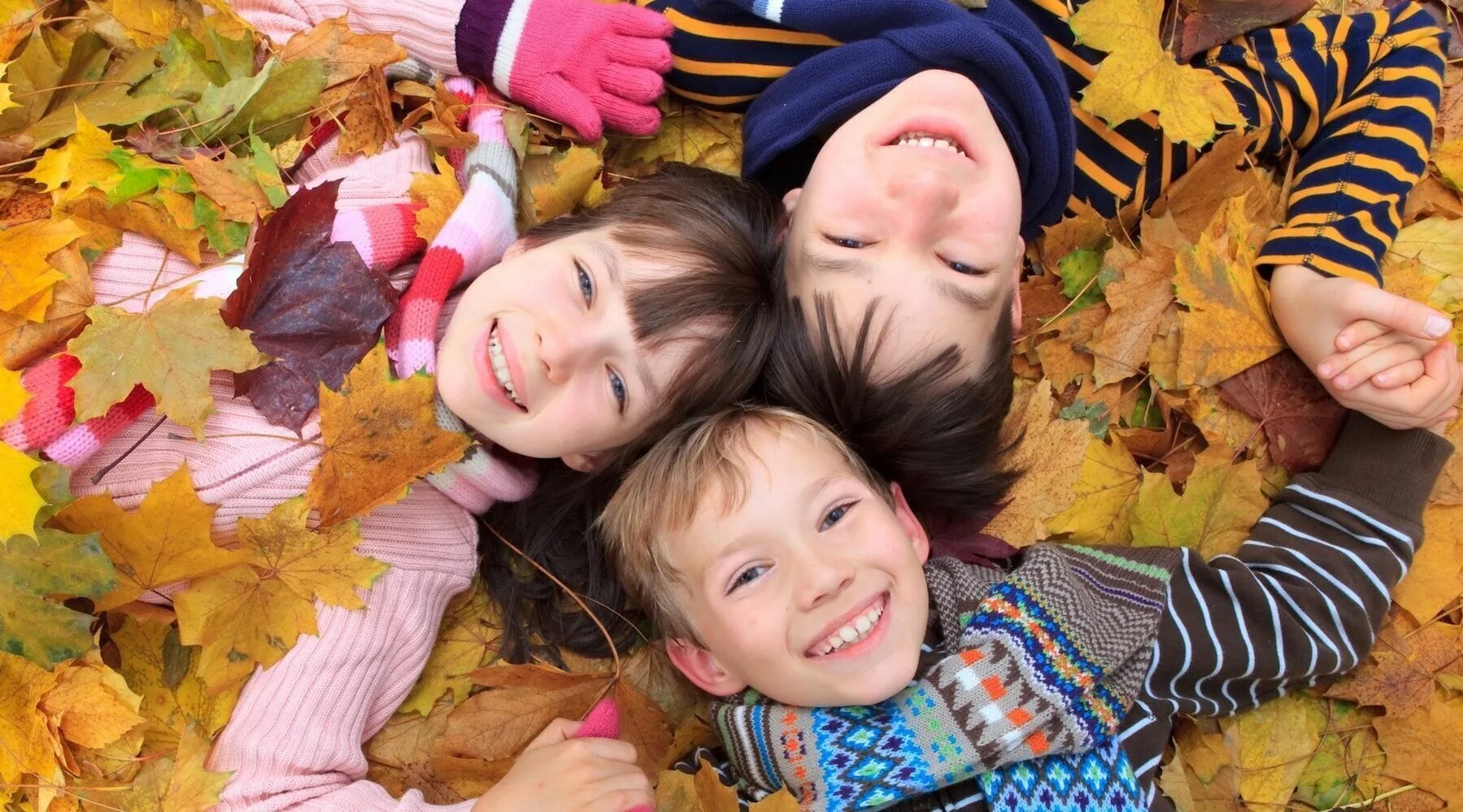 Осенние каникулы школьников спб. Осень для детей. Дети осенью. Осенние листья для детей. Дети осень счастье.