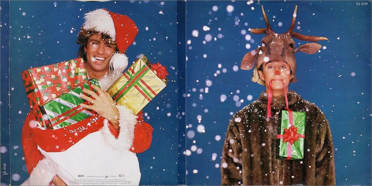 Wham last Christmas. Рождество на двоих Wham. Ласт кристмас джордж