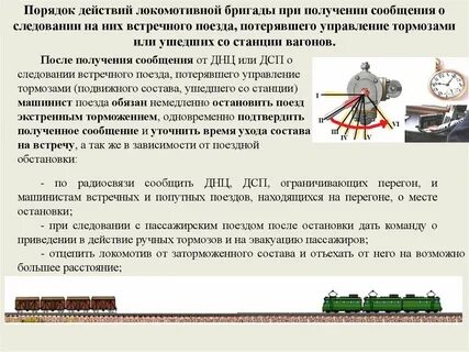 Действия машиниста при минировании поезда