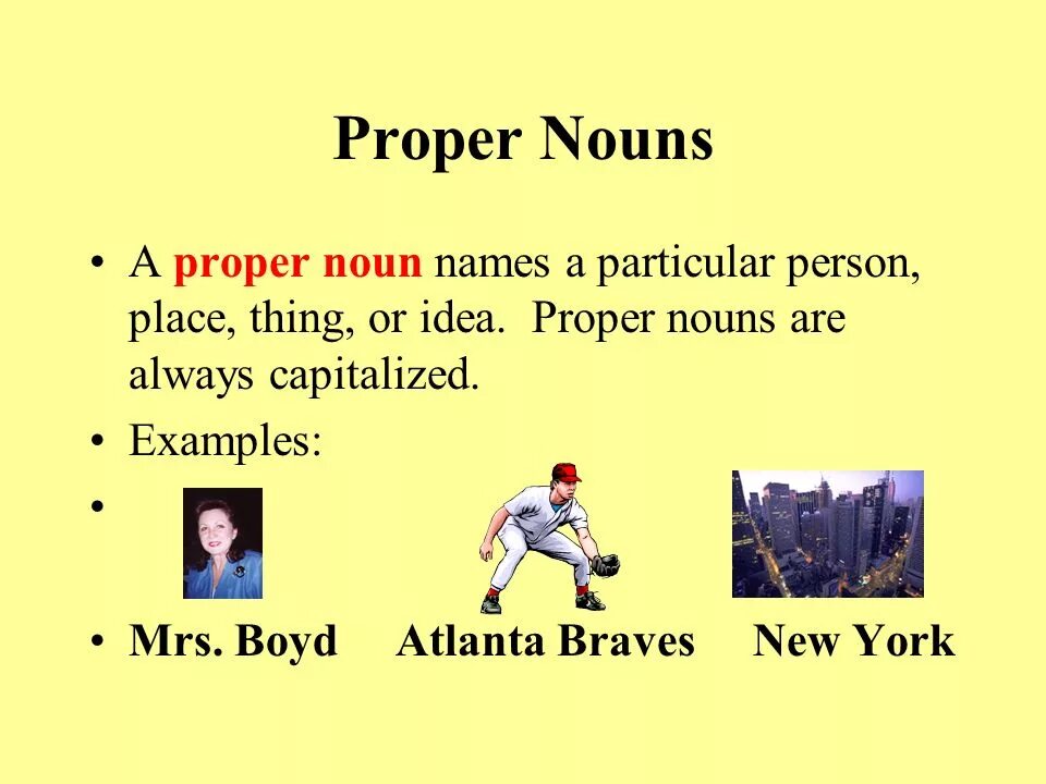 Particular person. Proper Nouns. Proper Nouns примеры. Proper names in English. Proper name and common name.