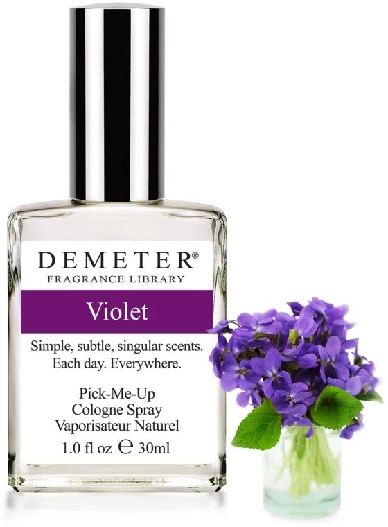 Парфюм фиалка. Demeter Fragrance Library духи. Violet Demeter Fragrance. Demeper женские духи. Demeter сирень.