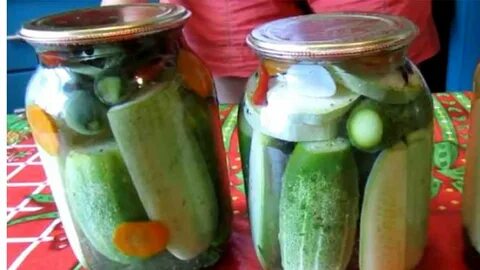 Мариновать огурцы с кабачками на зиму