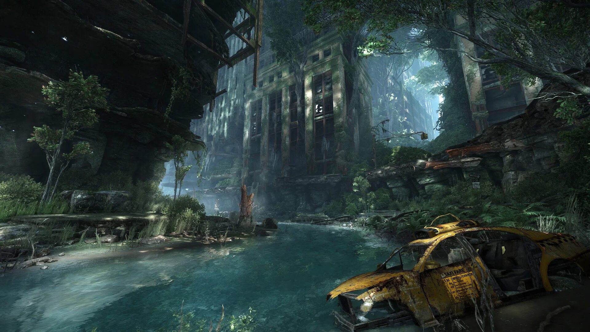 Создание локации. Крайзис 3 локации. crysis 3 город. крайзис 2 город затопленный. постапокалипсис.