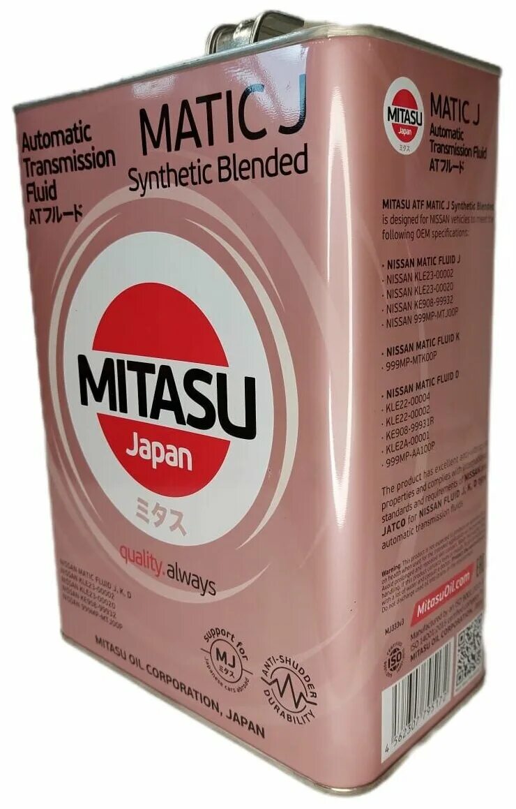 Mitasu ATF matic j Synthetic Blended. Mj1114 Mitasu. Mitasu 5w40. Mitasu Oil.