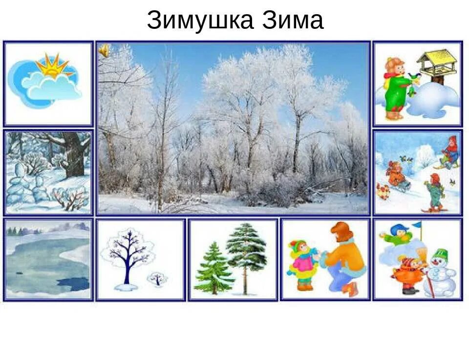 Признаки зимы. Признаки зимы для дошкольников. Приметы зимы для дошкольников. Признаки зимы картинки