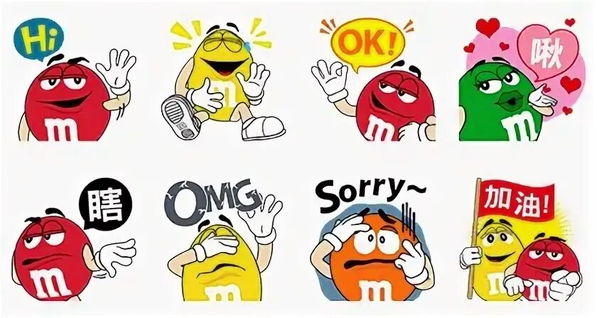Стикер м