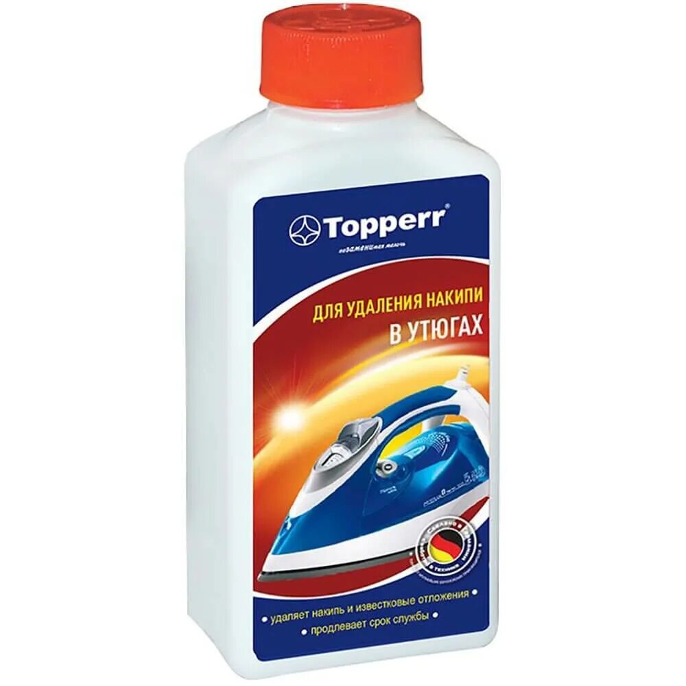 Topperr средство от накипи для утюгов. Topperr 3003 (250 мл). Очиститель накипи для утюгов VG-602. Жидкость для чистки утюга.