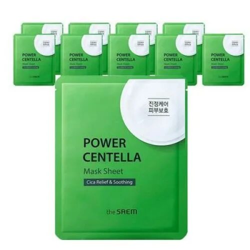 Маска тканевая с центеллой азиатской natural Centella Asiatica Mask Sheet. Centella маска для лица корейская. Маска для лица тканевая Power Centella Mask Sheet, Saem 28 г 49033. Маска тканевая the Saem центелла.