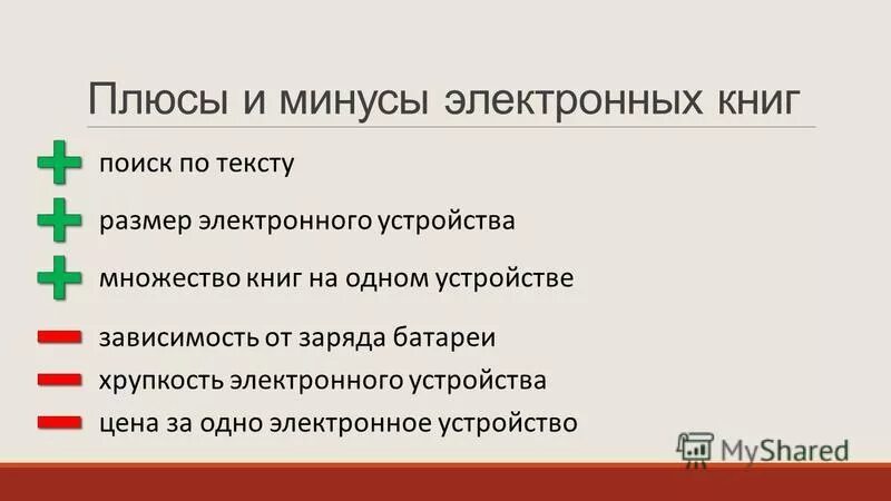 Текст про плюс. Плюсы и минусы электронной книги. Минусы электронных книг. Плюсы электронной книги. Плюсы и минусы электронной и бумажной книги.