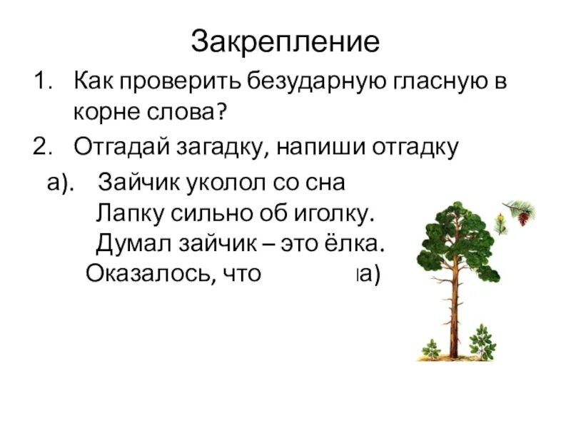 Корень слова отгадайте