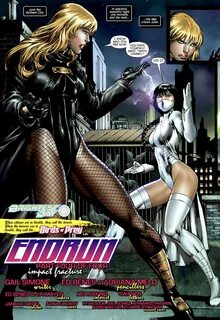 Black Canary vs White Canary by Benes Black canary, Comics girls.