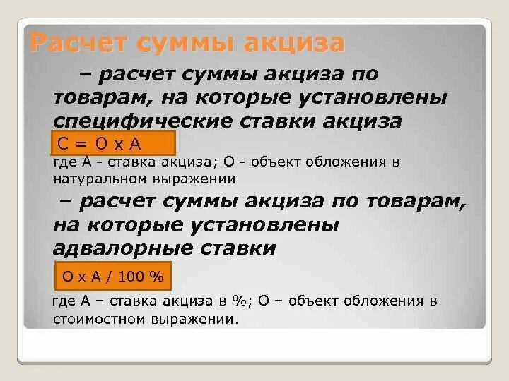 Акцизный налог устанавливают. Расчет акциза. Расчет суммы акциза. Как посчитать акциз. Способы расчета суммы акциза.