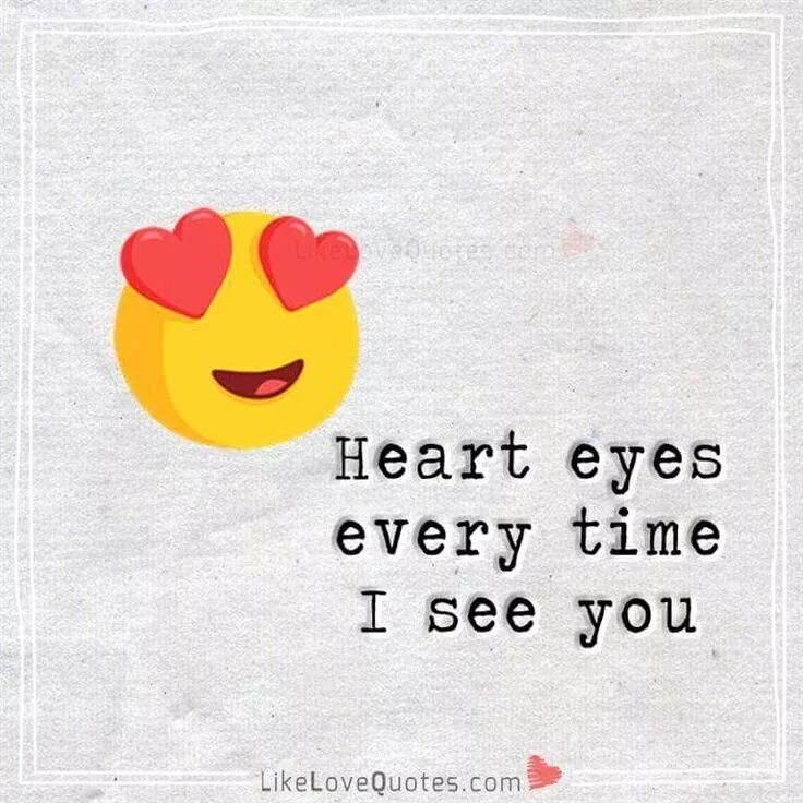 I can see i love you