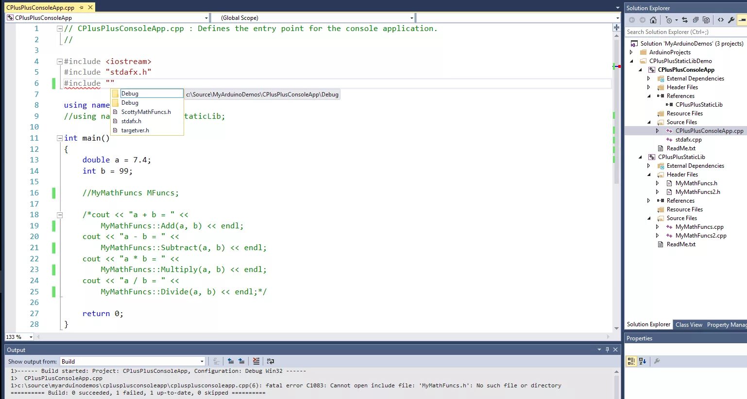 Что такое консольное приложение в c++. Visual Studio консольное приложение. Простые консольные приложения с++. Библиотеки c++. Cpp cannot