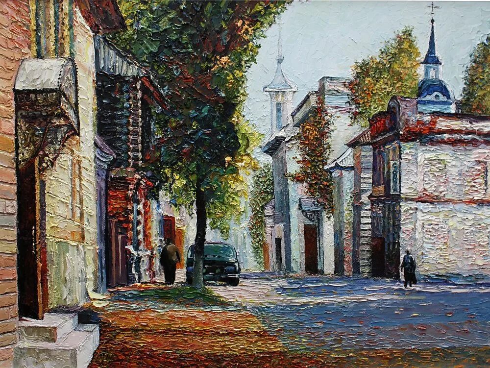 Ах улица улица широкая слушать. Ах улица. Городской пейзаж шалаев алексей живопись московские улочки. Люди корочанского района. Ах улица.